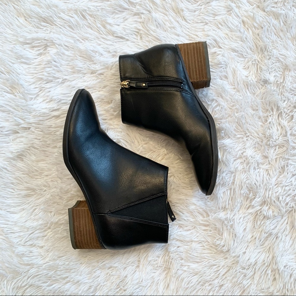 Dr Scholl’s Black Leather Women’s Ankle Boots 7